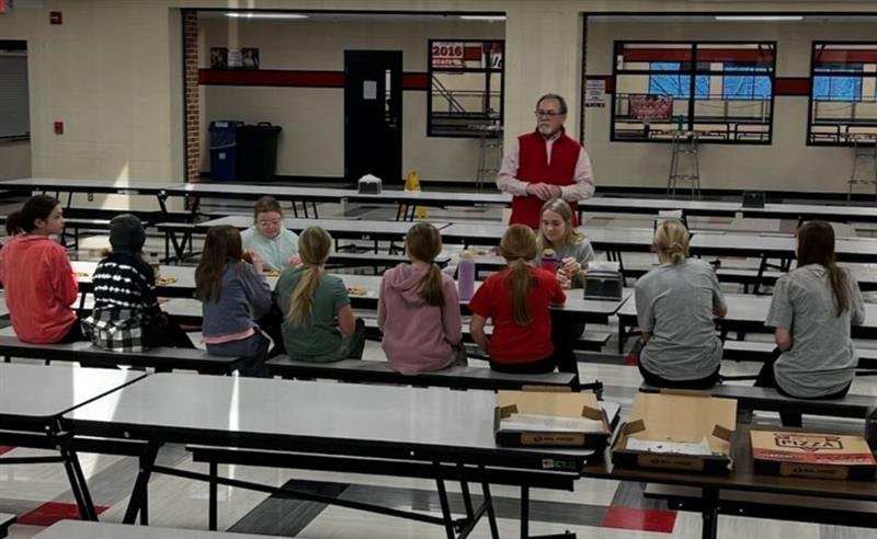 Teller holiday breakfast with Woody